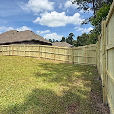 160-Foot-Wood-Privacy-Fence-Installation-in-Gulfport-Mississippi 3